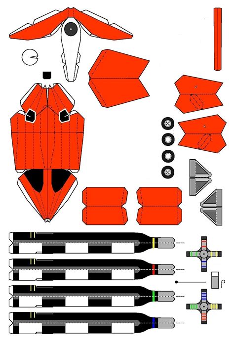 Papercraft Helicopter Template