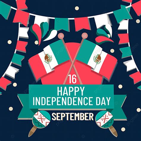 Mexico Independence Day PNG Image, Happy Mexico Independence Day Banner ...