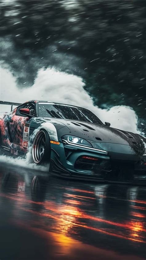 Toyota Supra Drift Wallpaper Download | MOONAZ