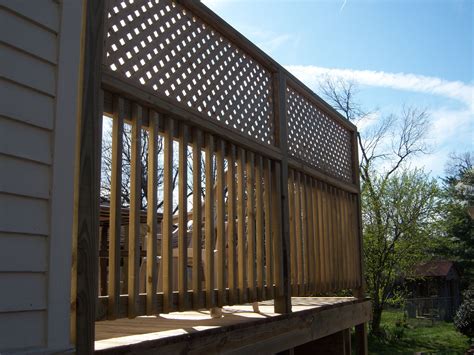 deck railing privacy screen ideas - Hilde Graf