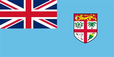 The official flag of the fiji