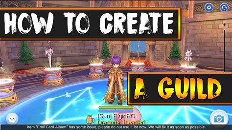 HOW TO CREATE A GUILD (DO'S AND DON'TS) RAGNAROK M: ETERNAL LOVE - YouTube