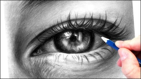 How to Draw a Realistic Eye with Graphite Pencils | Realistic Drawing ...