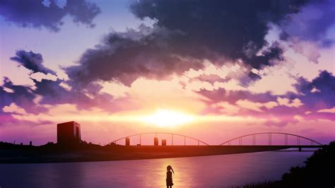 Image - Sunset-Anime-Scenery-Wallpaper-HD.jpg | Brothers Conflict Wiki ...