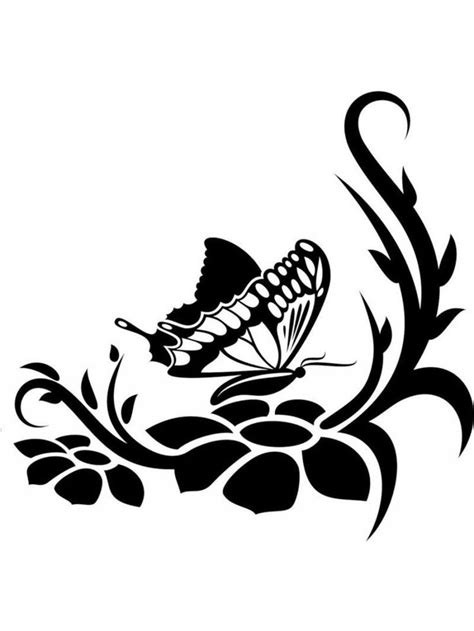 Free Butterfly Stencils. Printable to Download Butterfly Stencils ...