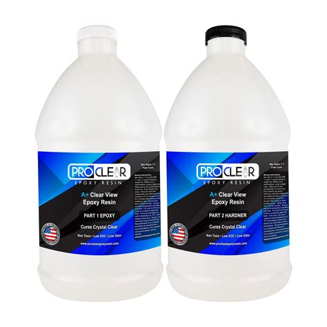 Buy A+ Clear View Epoxy Resin 1 Gallon Kit by ProClear Epoxy Resin ...