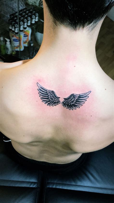 wings tattoo on the back'' tattoo artist by Murat GÜREL '' manisa dövme ...