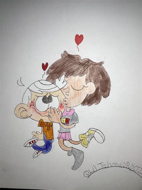 Lincoln Loud gets kissed by Anne Boonchuy by LilJahmir08 on DeviantArt