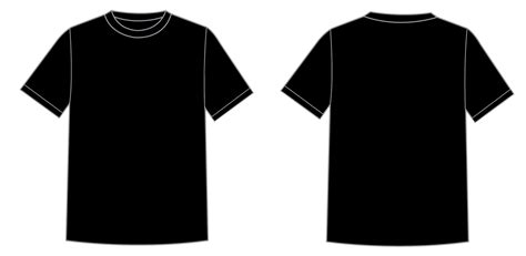 Blank T Shirt Template For Colouring - ClipArt Best