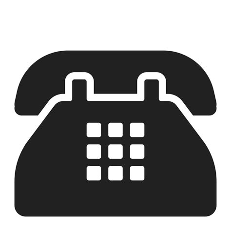 Telephone Icon | FluentUI Emoji Mono Iconpack | Microsoft