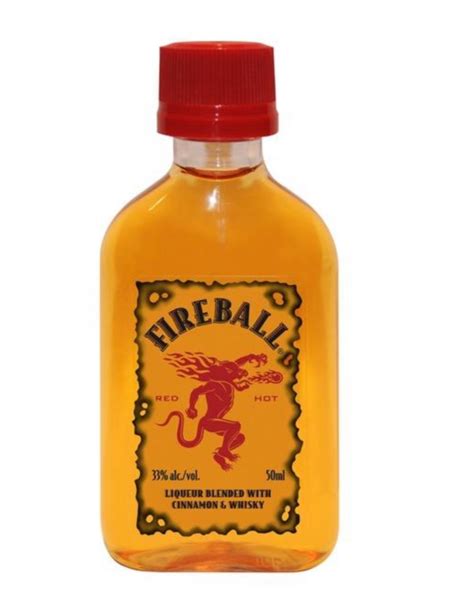 Fireball Whiskey 50 ml bottle-10 pack - Beverages2u