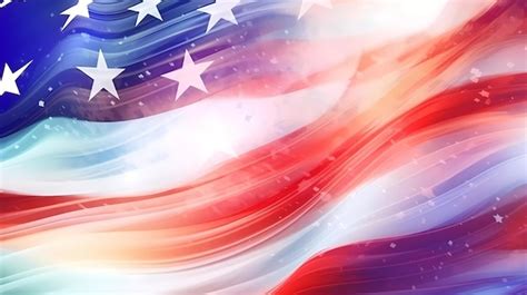 Premium AI Image | Abstract usa flag colors background