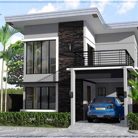 56+ Ide Model Rumah Minimalis 2 Lantai Terbaru, Keramik Teras