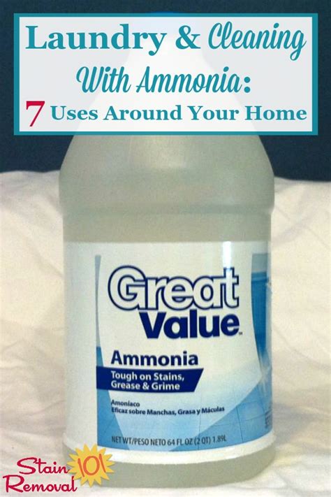 Laundry & Cleaning With Ammonia: 7 Uses Around Your Home