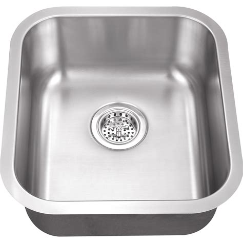 Platinum Sinks 16 X 18 18-Gauge Stainless Steel Undermount Bar Sink ...