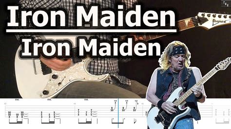 Iron Maiden - Iron Maiden | Guitar Tabs Tutorial - YouTube