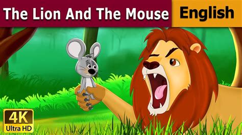 Lion and the Mouse in English | Story | English Fairy Tales English ...