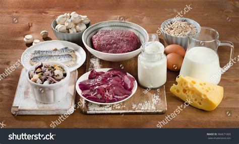 Foods Highest Vitamin B12 Cobalamin Healthy Stock Photo (Edit Now ...