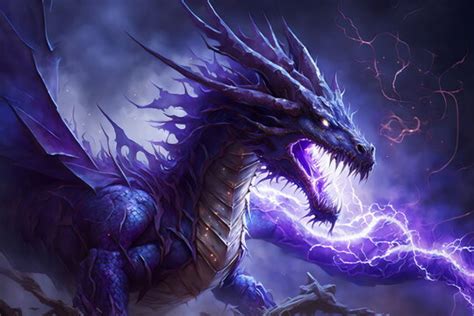 Purple Dragons Wallpaper