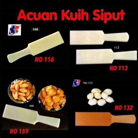 Acuan Kuih Siput Plastic / Plastic Shells Crunchies Mould / Papan Kuih ...