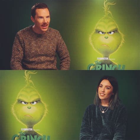 Benedict Cumberbatch lovebot : Benedict Cumberbatch during “The Grinch ...