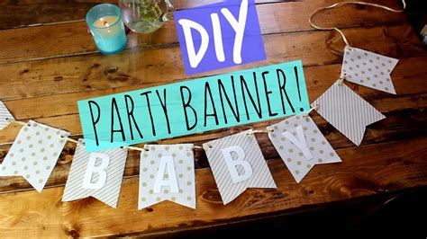 Diy Banner / DIY String Banner - YouTube / Give your social media ...