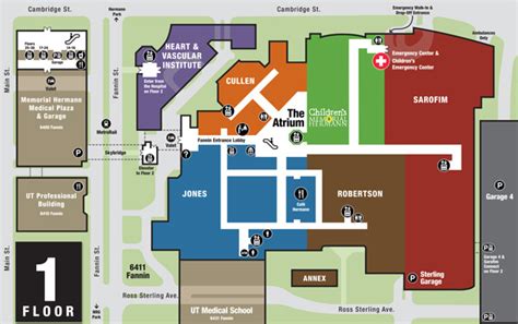 Tacoma General Hospital Campus Map