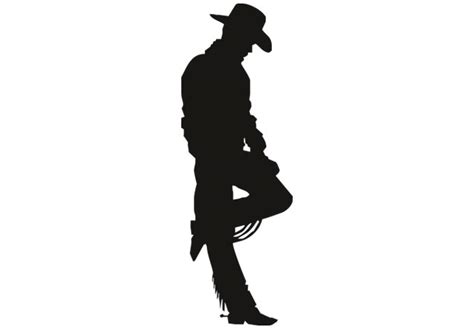 Cowboy Silhouette Clip Art - ClipArt Best