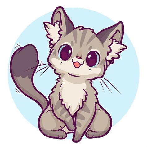 Chibi Cat Drawing | Free download on ClipArtMag