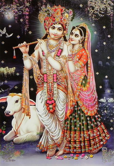 Lord Radha Krishna HD Wallpaper Classic Krishna Wallpaper Digital ...