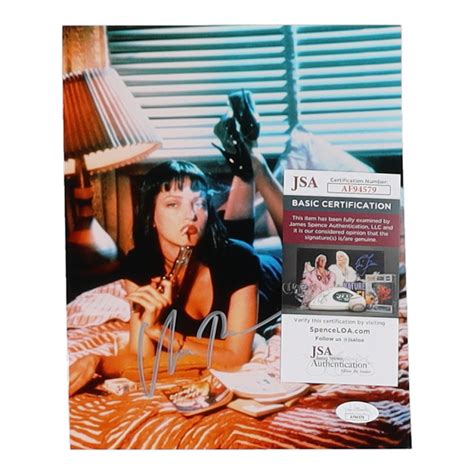 Uma Thurman Signed "Pulp Fiction" 8x10 Photo (JSA) | Pristine Auction