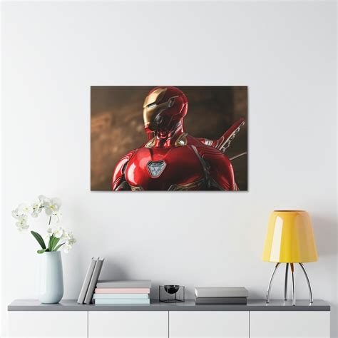 Iron Man Art Canvas Iron Man Mark L Iron Man Suit Arc - Etsy