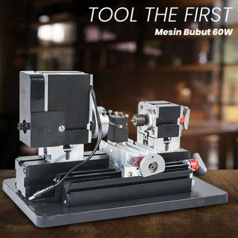 Promo Mesin Bubut Mini Ready / Mesin Bubut Mini Lathe Wood Metalworking ...