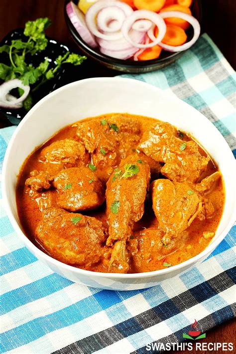 Chicken Korma Recipe - Swasthi's Recipes