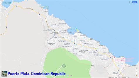 Puerto Plata Map - Dominican Republic