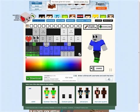 Skin editor for minecraft vip - psawereach