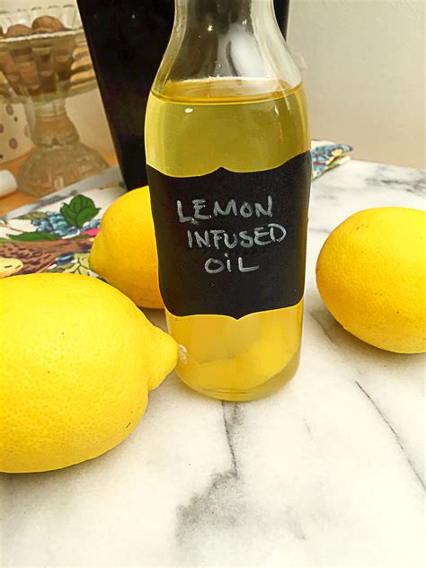 Lemon Infused Oil-How to Make Infused Cooking oil with a Slow cooker or ...