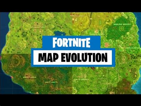 Fortnite Map Evolution History - YouTube