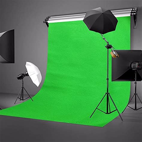 Background 5x7ft Non-Woven Fabric Solid Color Green Screen Photo ...