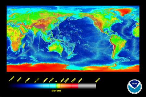 Ocean Depth Map