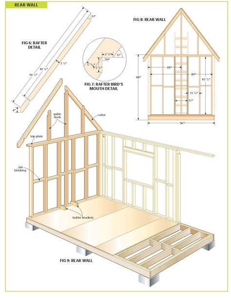 free wood cabin plans, step by step guide to building a tiny house ...