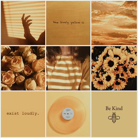 Aesthetic Mood Board// Yellow #yellow #aesthetic #moodboard Aesthetic ...