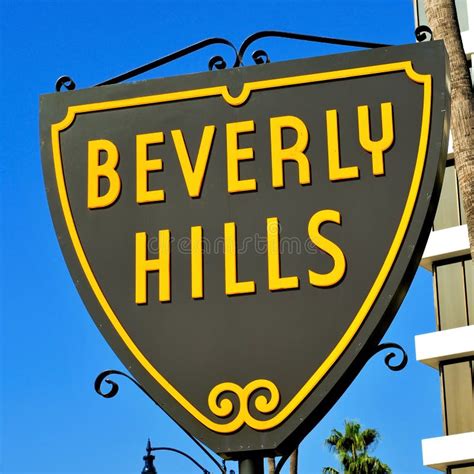 Beverly Hills sign stock image. Image of conceptual, colorful - 22476873