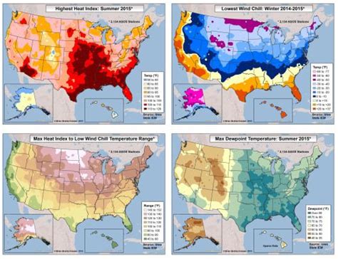 Maps on the Web | Map, Heat index, Observation