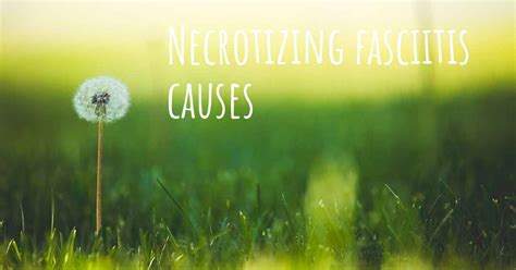 Which are the causes of Necrotizing fasciitis?