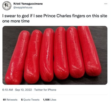 Sausages | King Charles' Sausage Fingers | Know Your Meme