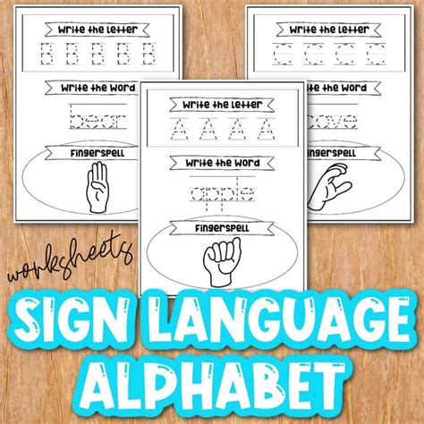 Alphabet in Sign Language: Free PDF for Beginners