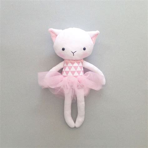 Cat rag doll - Plush cat - Handmade cat doll - Stuffed toy - plush doll ...