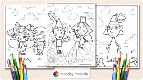 20 Ben And Holly Coloring Pages (Free PDF Printables)