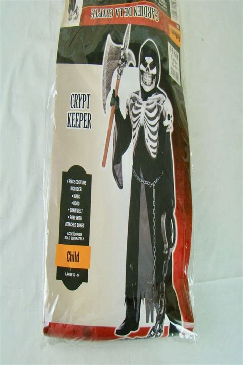 CRYPT KEEPER Halloween Costume - Child Size Large 12-14 | Halloween ...